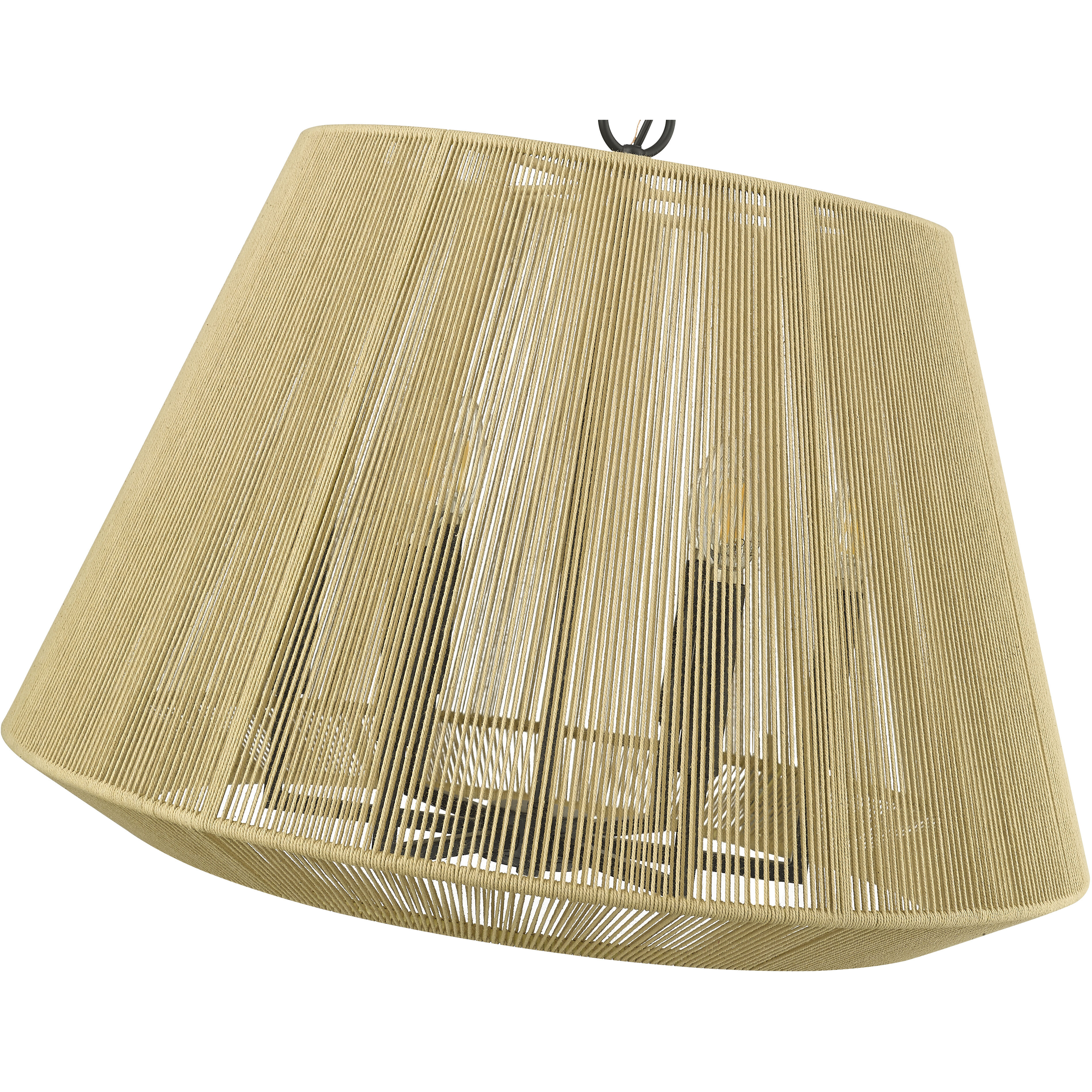 Sterling 6 Light 24.3 inch Matte Black Pendant Ceiling Light